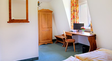 geräumigen Zimmer im Hotel Jägerheim Ützdorf am Liepnitzsee in Wandlitz