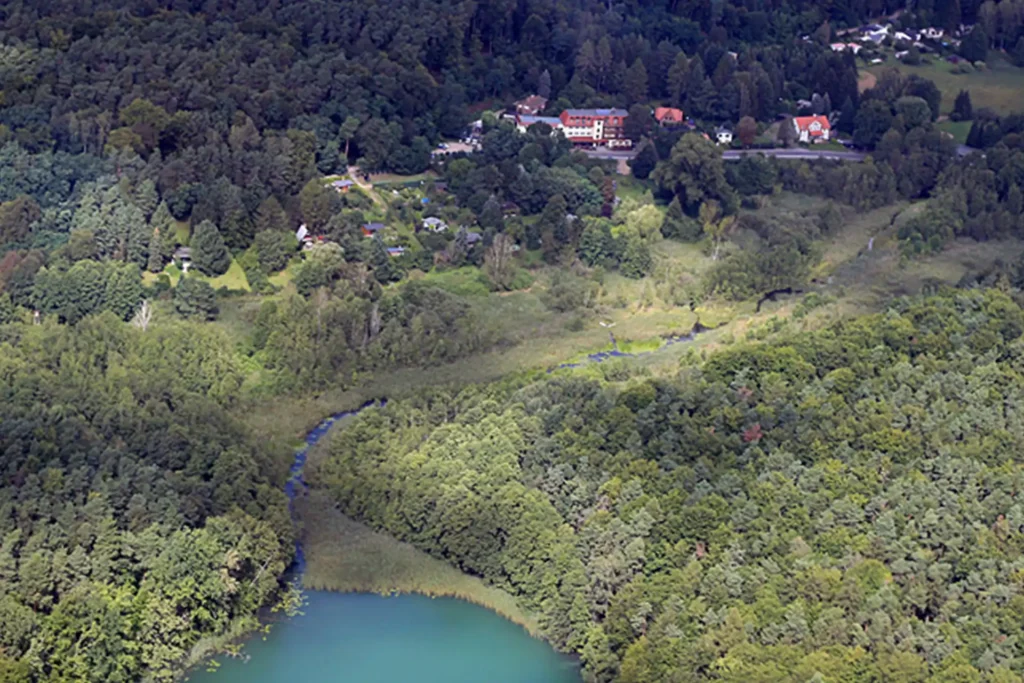 Luftaufnahme - Jägerheim Ützdorf am Liepnitzsee