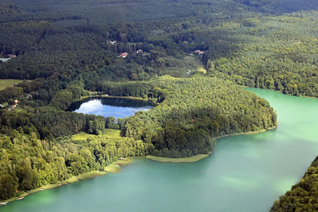 Luftaufnahme - Jägerheim Ützdorf am Liepnitzsee